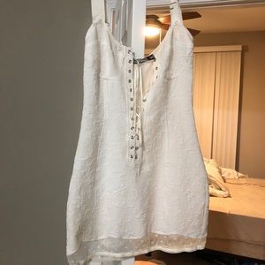 For Love And Lemons Dresses - For Love And Lemons White Lace Up Dress sexy For Love And Lemons Dresses - For Love And Lemons White Lace Up Dress sexy